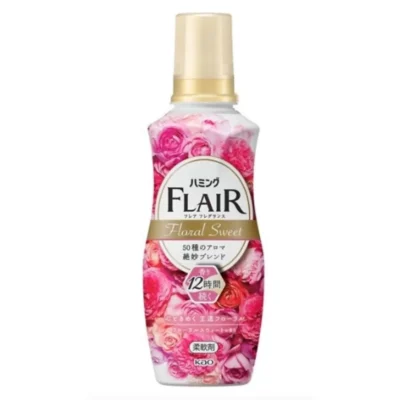 Kao Flair – antybakteryjny płyn do zmiękczania tkanin o słodkim kwiatowym zapachu, 520 ml