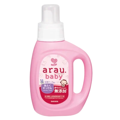 Arau Baby – naturalny płyn do prania ubranek dziecięcych z ekstraktem lawendy i mięty, 800 ml